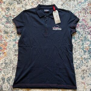 NWT Red Bull Air Race Womens XL Dark Navy Polo Shirt